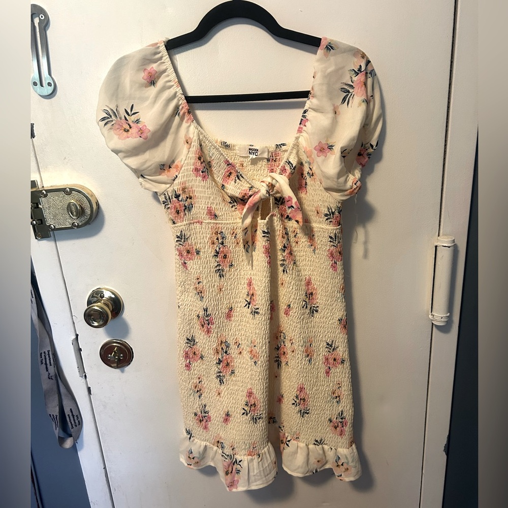 Madden White Floral Dress